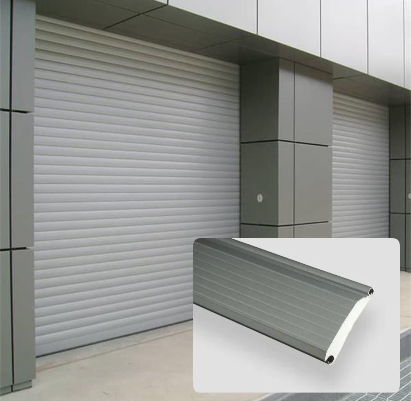 Aluminium Double Wall PUF Insulated Shutter - Ram Krishan Industries